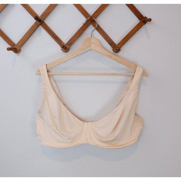 Cuup Womens Bra The Scoop Micro Cream Bra in Blush, size 42E - Picture 8 of 8